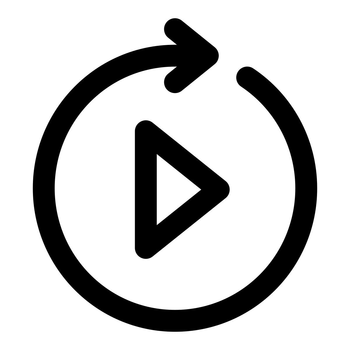 botón de repetición icon