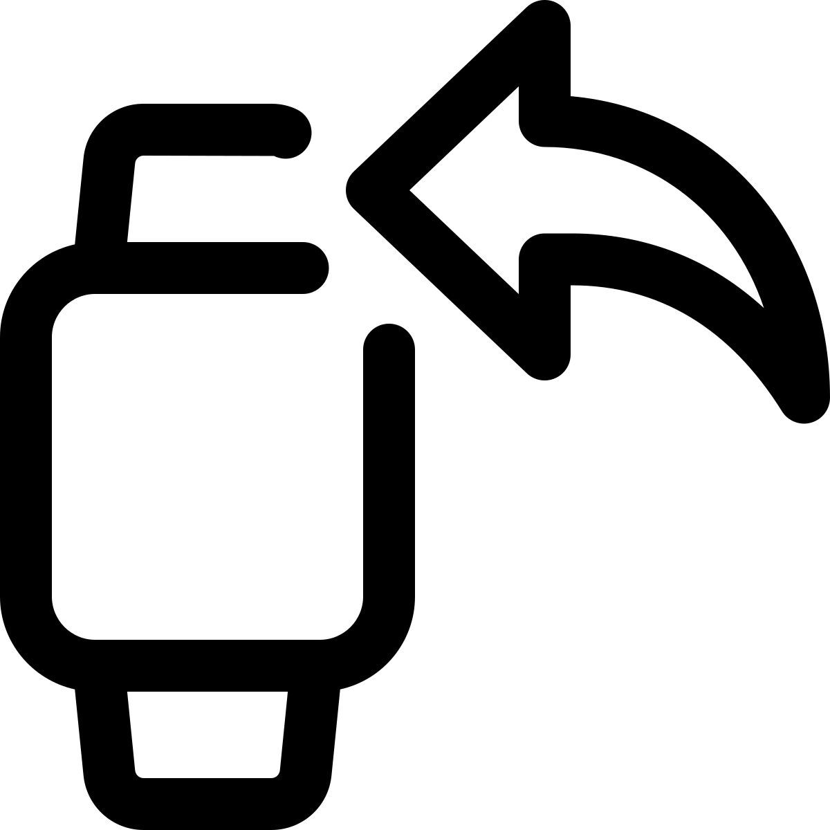 reply on smartwatch icon