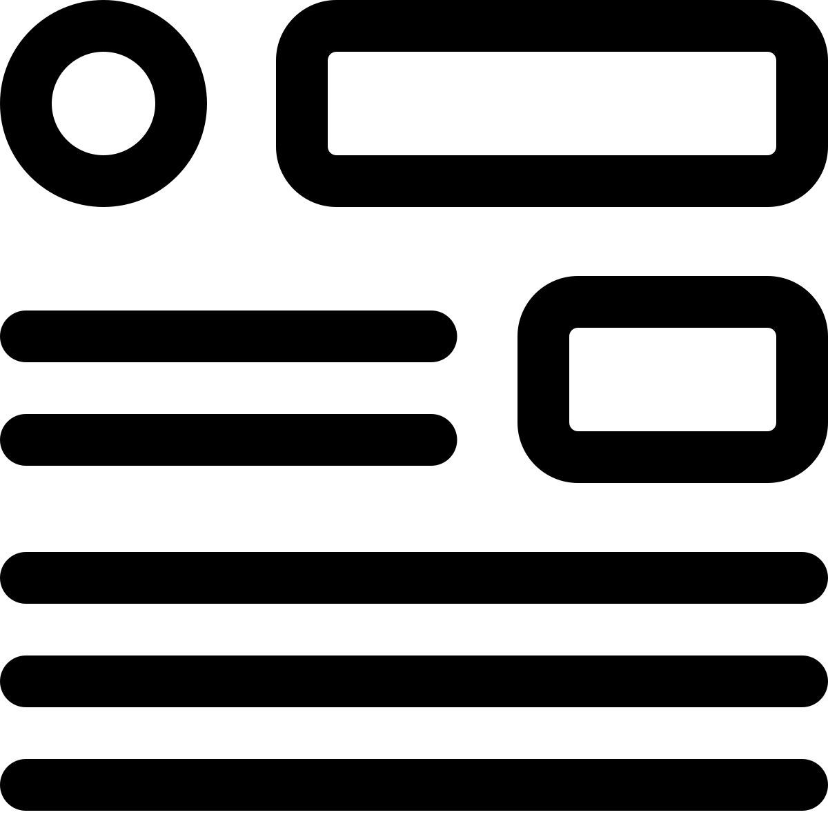 layout dell'articolo icon