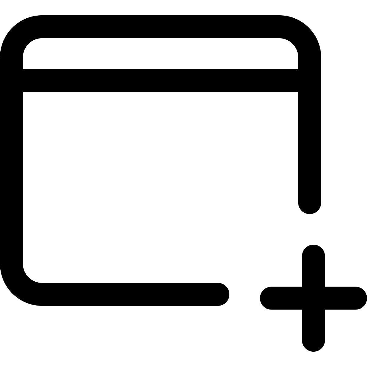 resize web browser tab isolated on white background icon