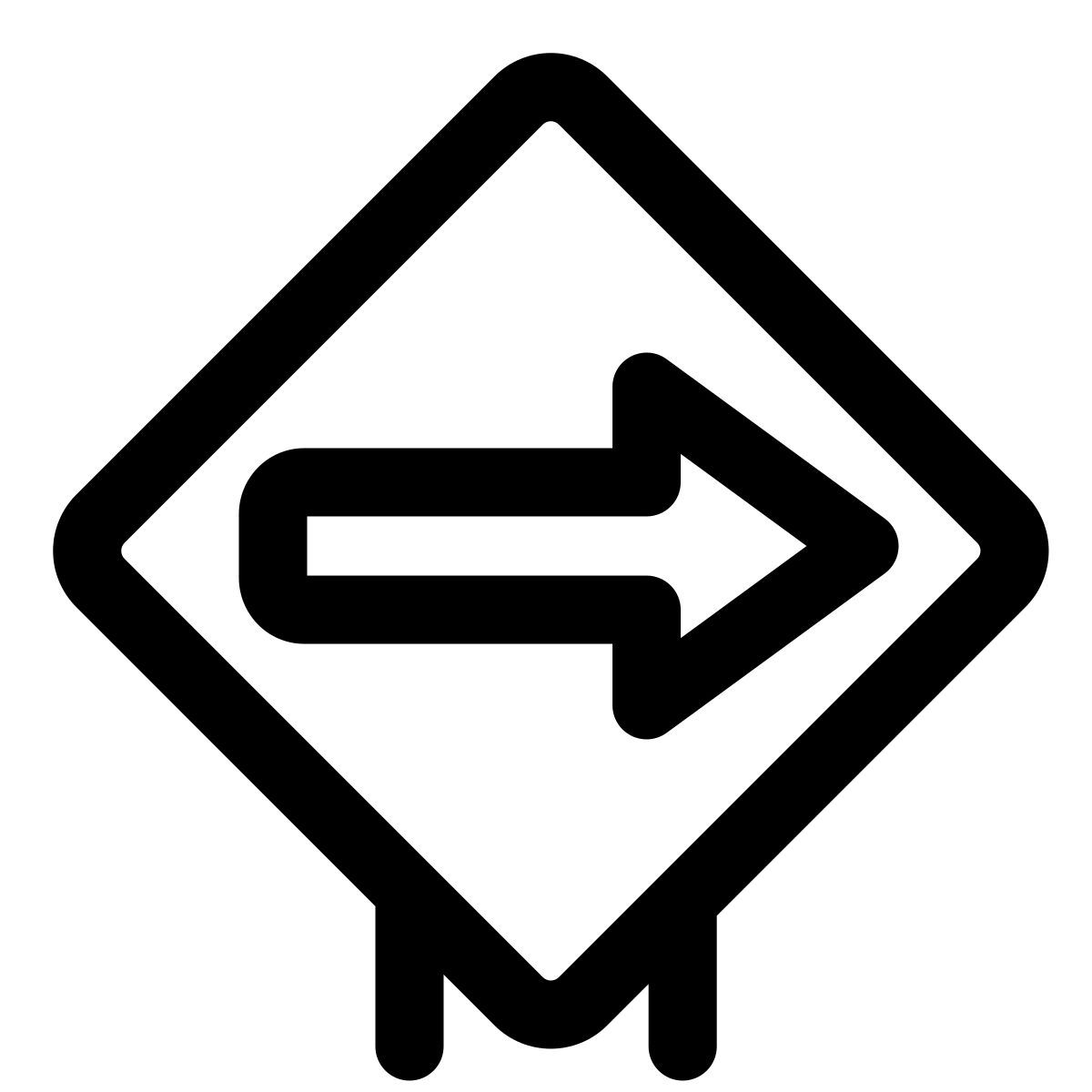 right arrow sign icon
