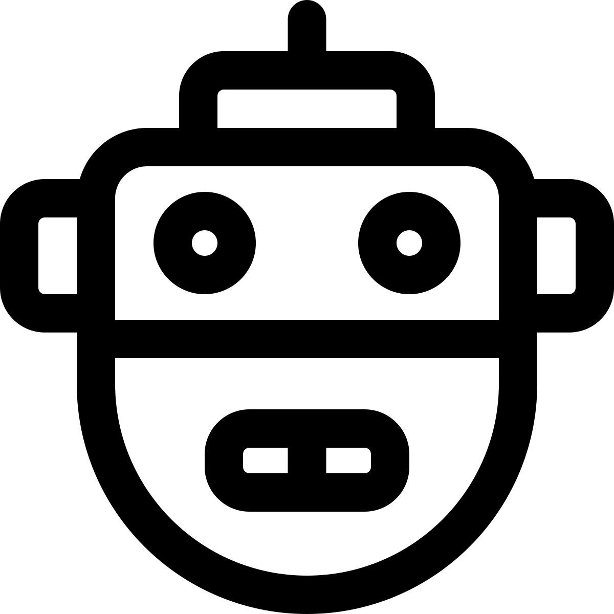 cara de robot icon