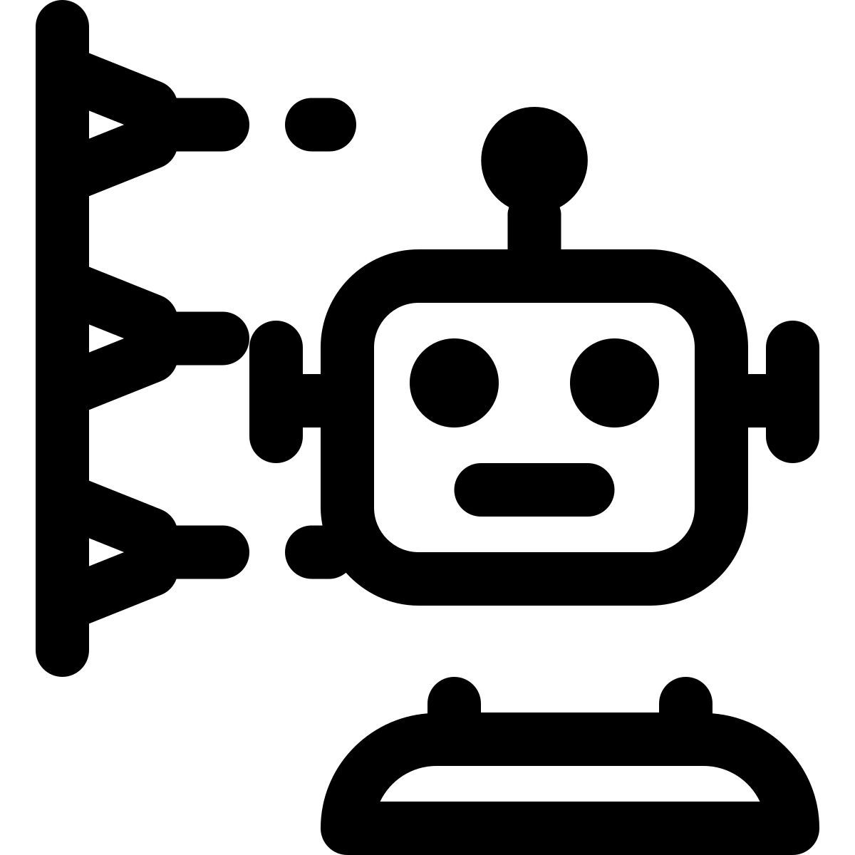3d robot printing icon