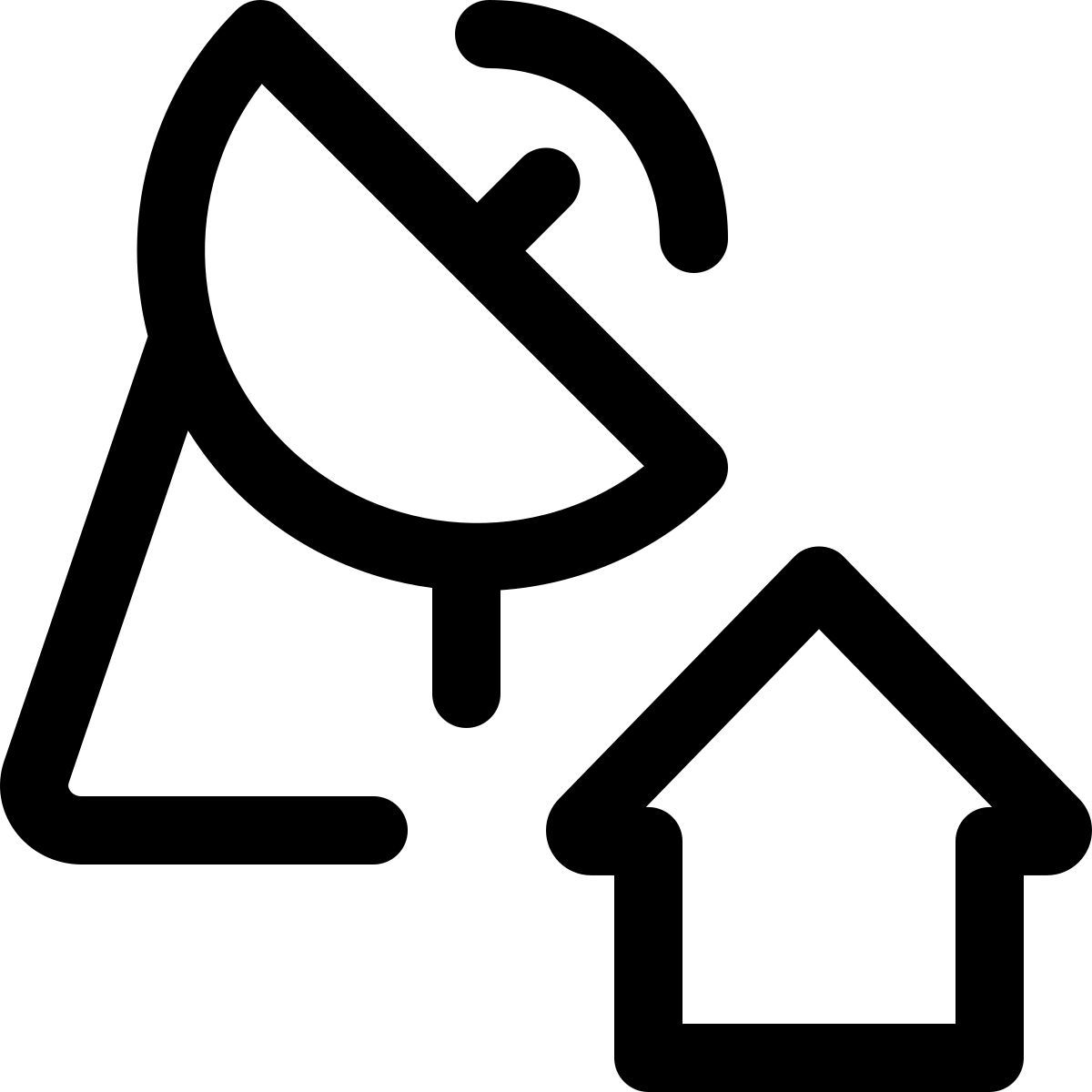 홈 위성 접시 icon