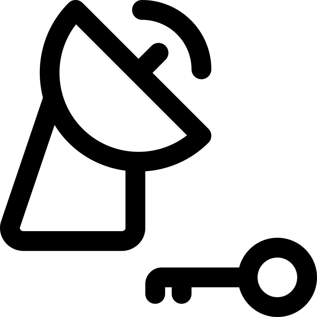 satellite dish security icon