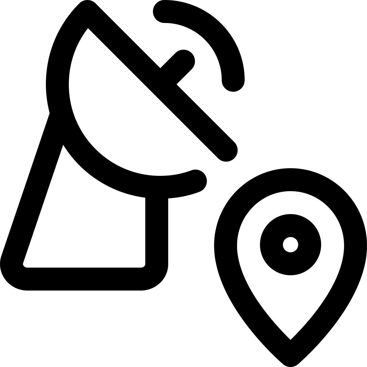 posizione della parabola satellitare icon