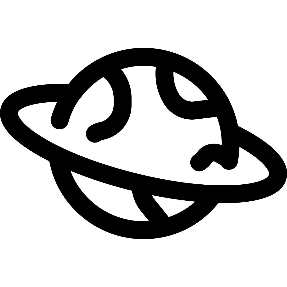saturn ring icon