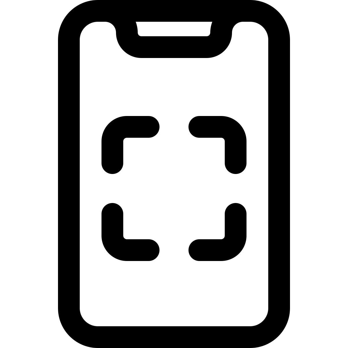 smartphone scanner icon