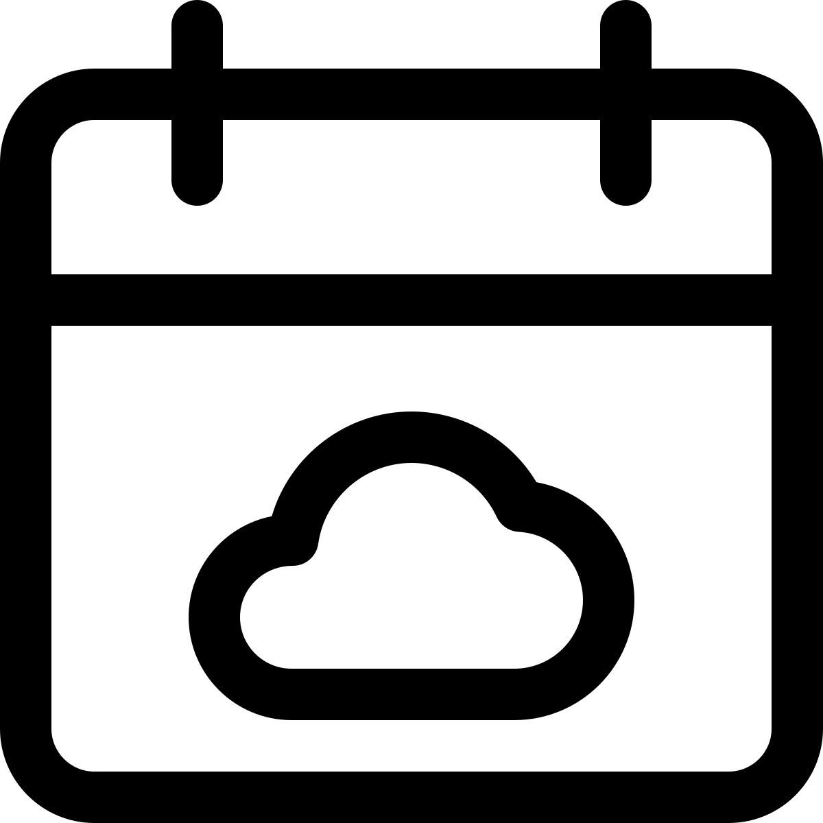 weather calendar icon