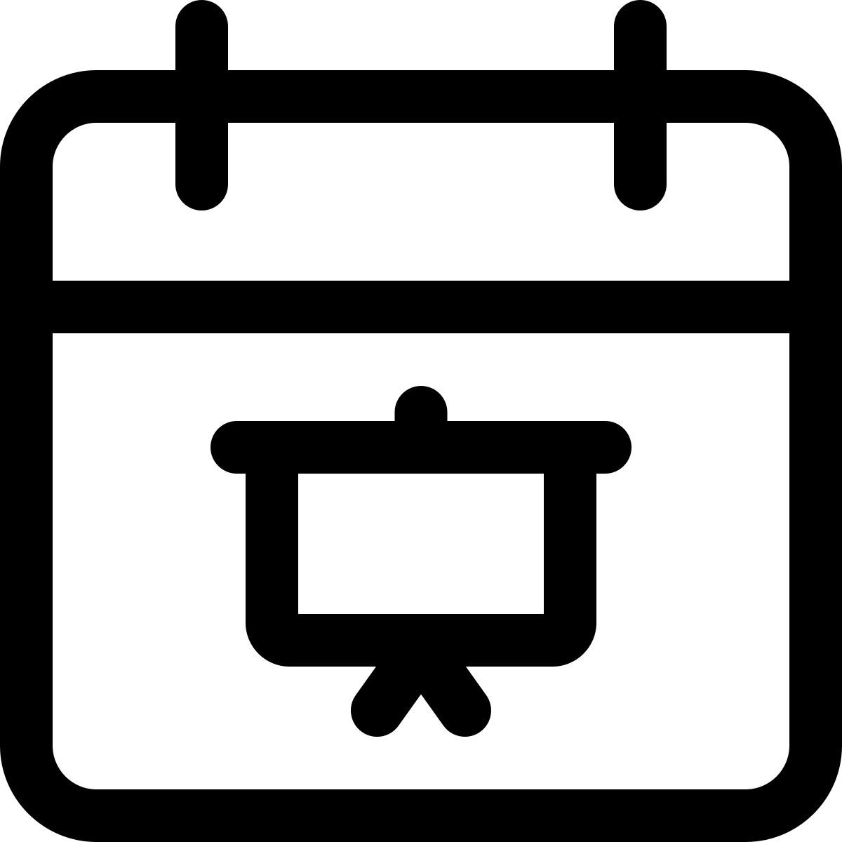 schedule presentation icon