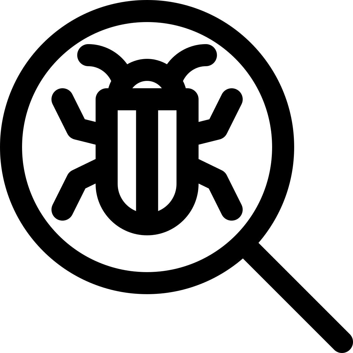 seach for bugs icon