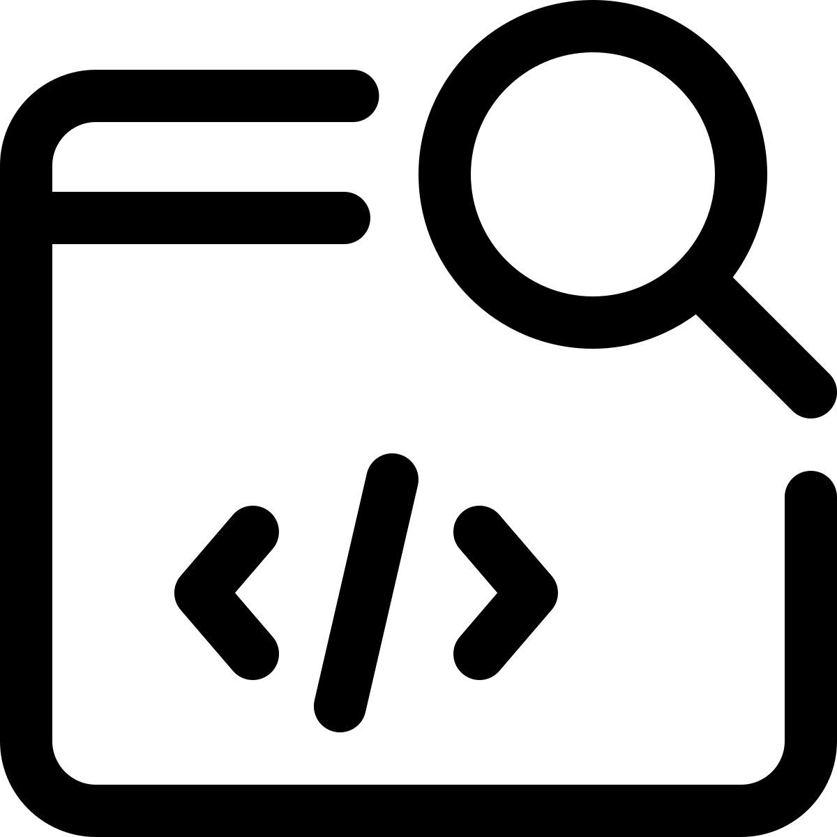 search code web icon