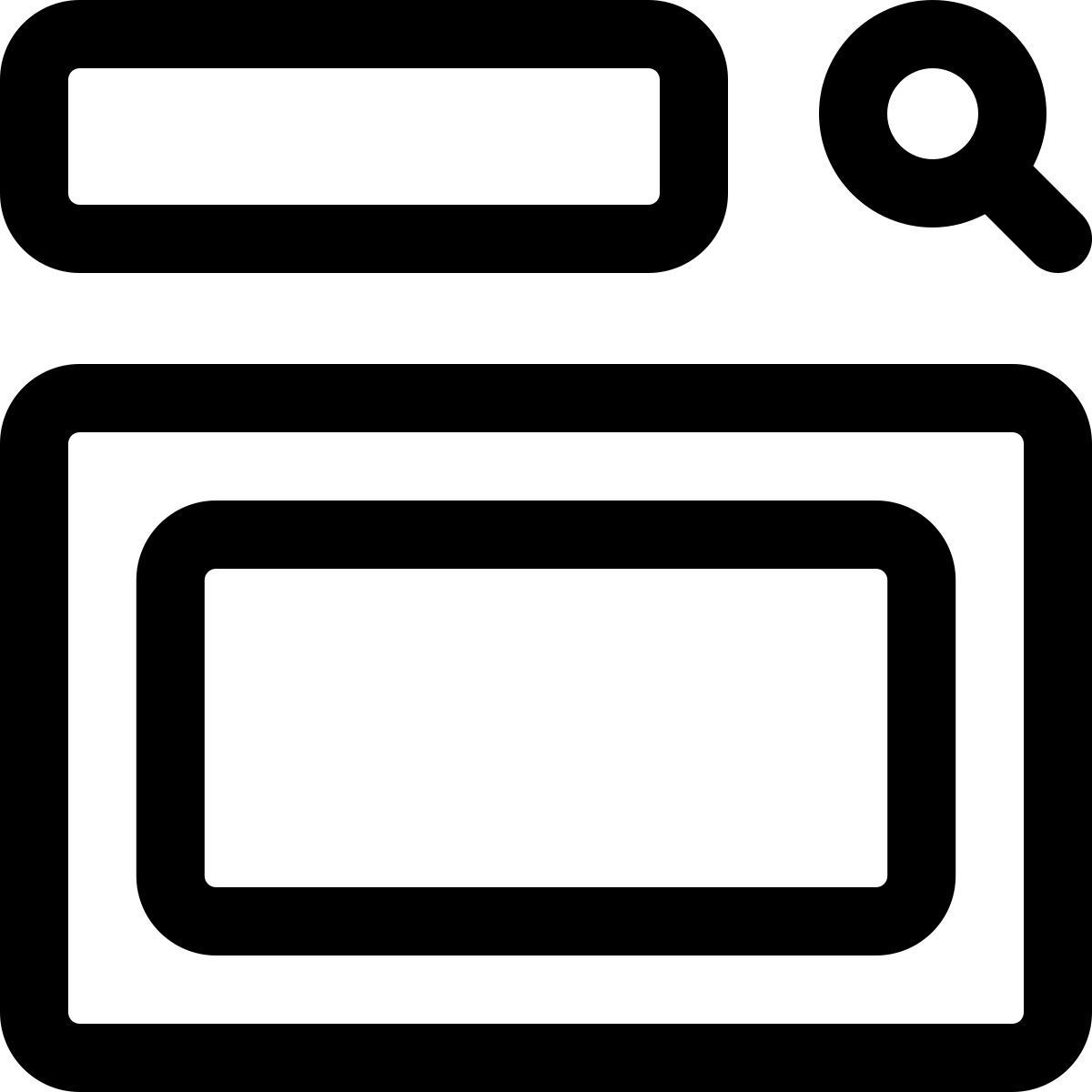 rechercher du contenu icon