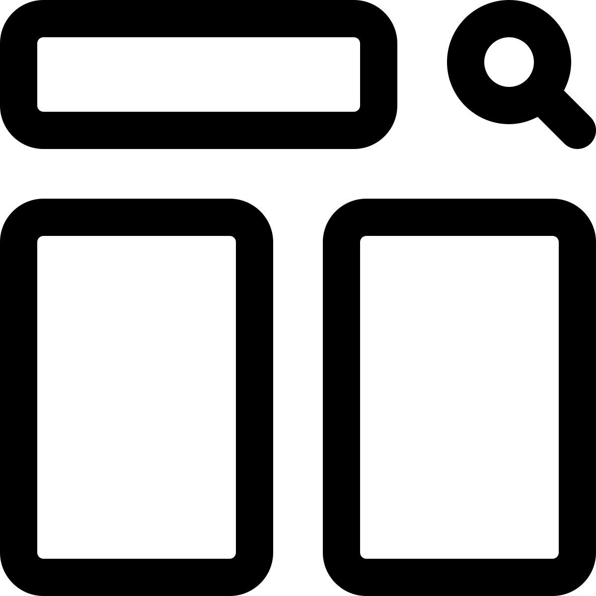 comparaison des résultats de recherche icon
