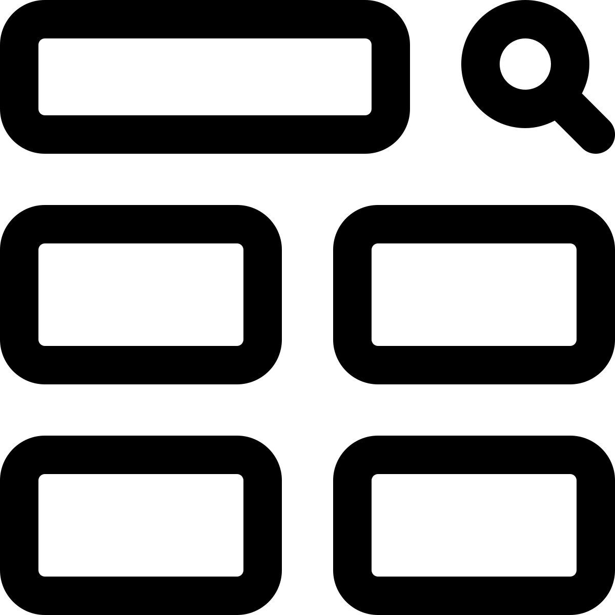 검색 결과 레이아웃 icon