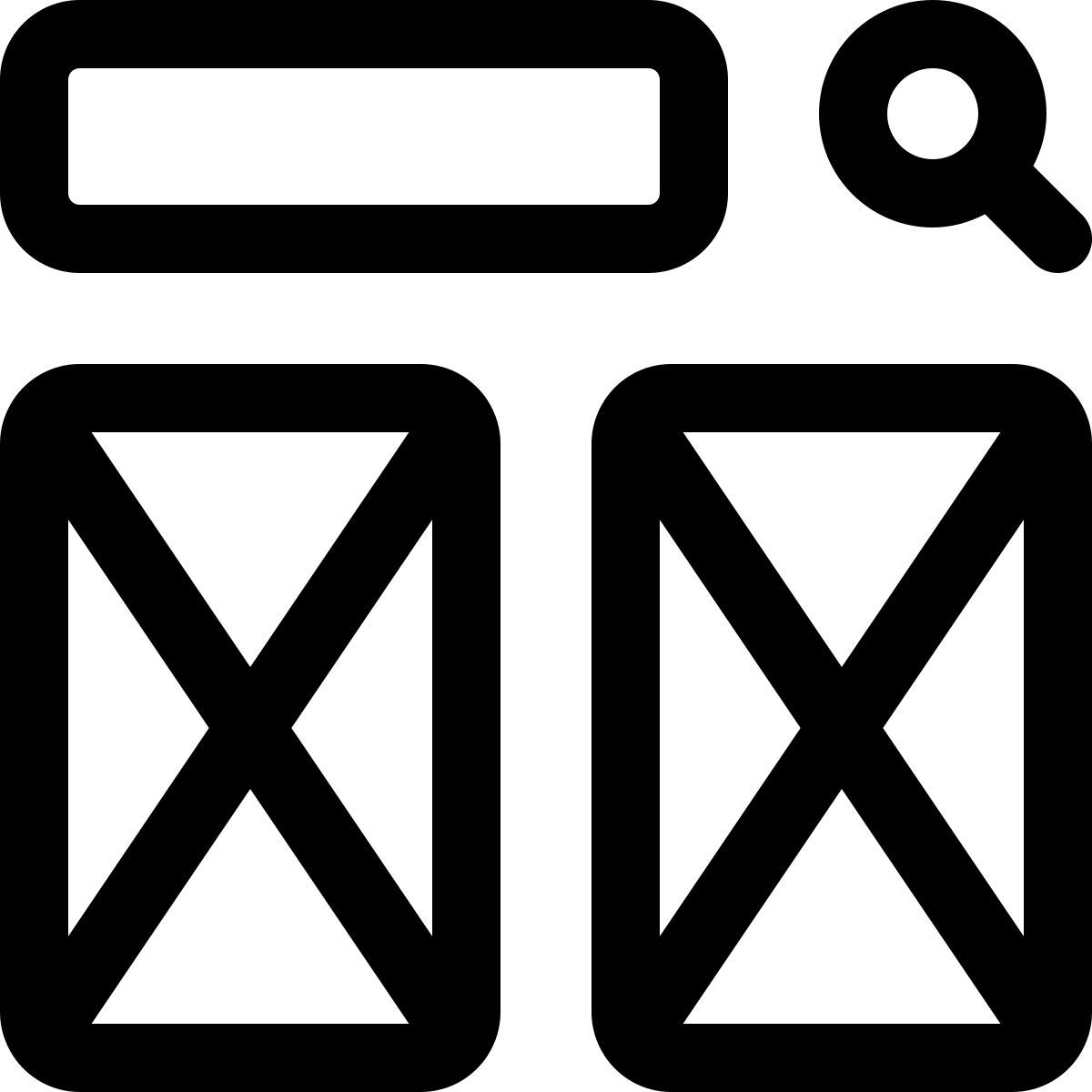 website wireframe icon