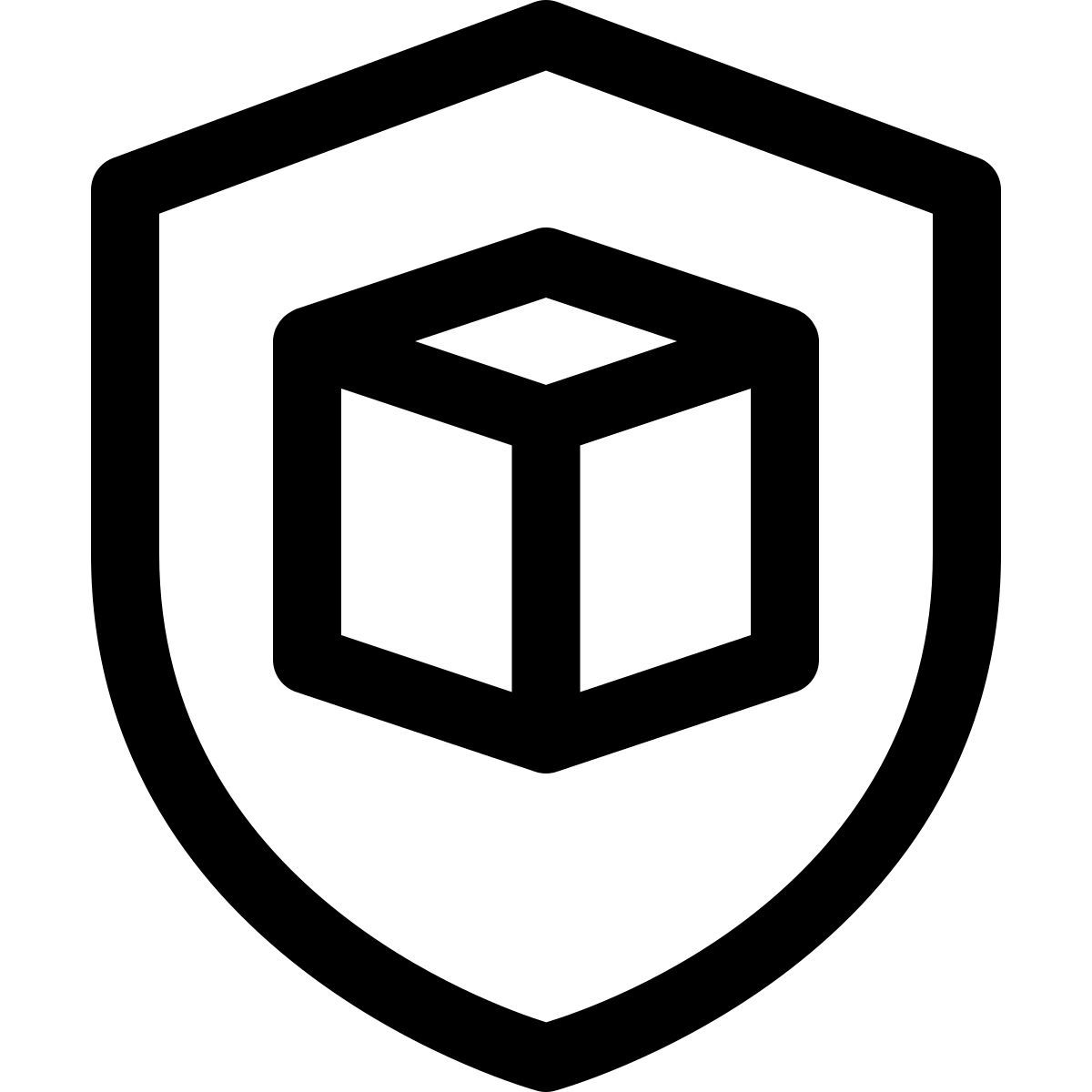 modelo 3d seguro icon