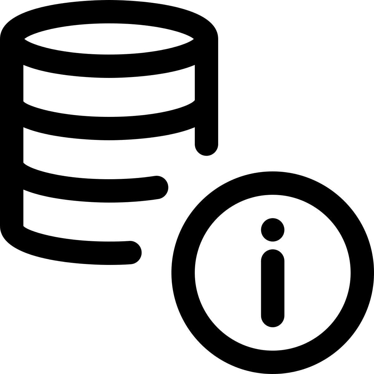 database info icon