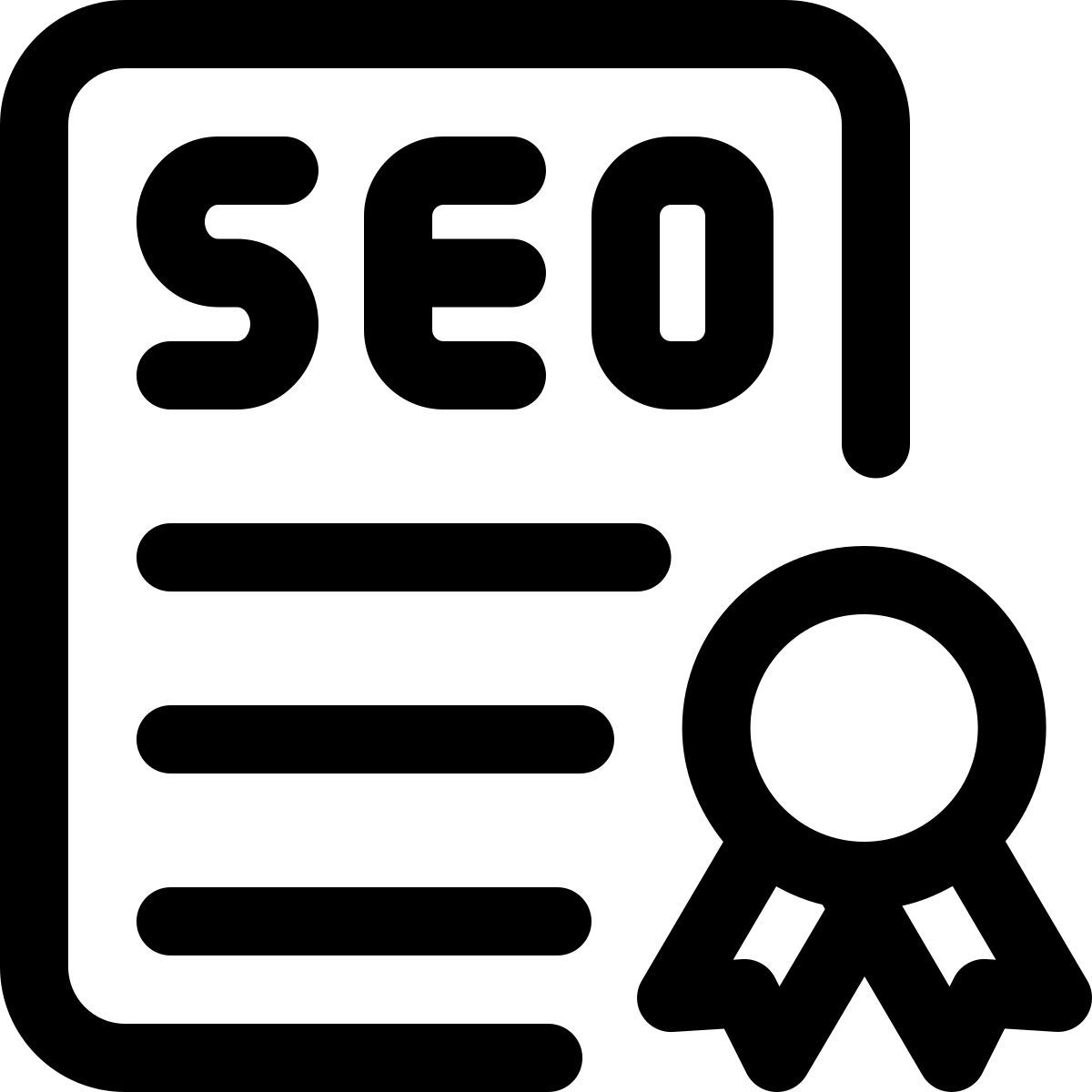certificado seo icon