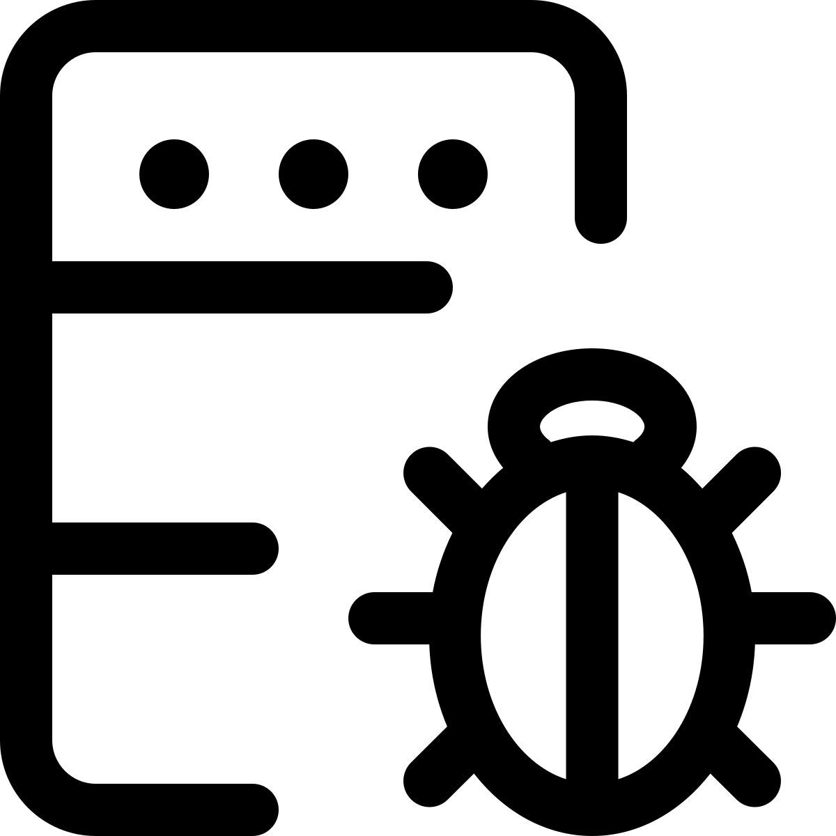server bug icon