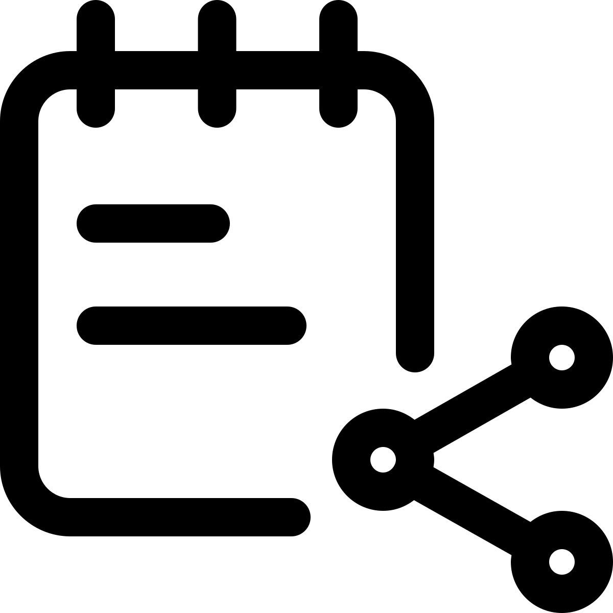 partager des notes icon