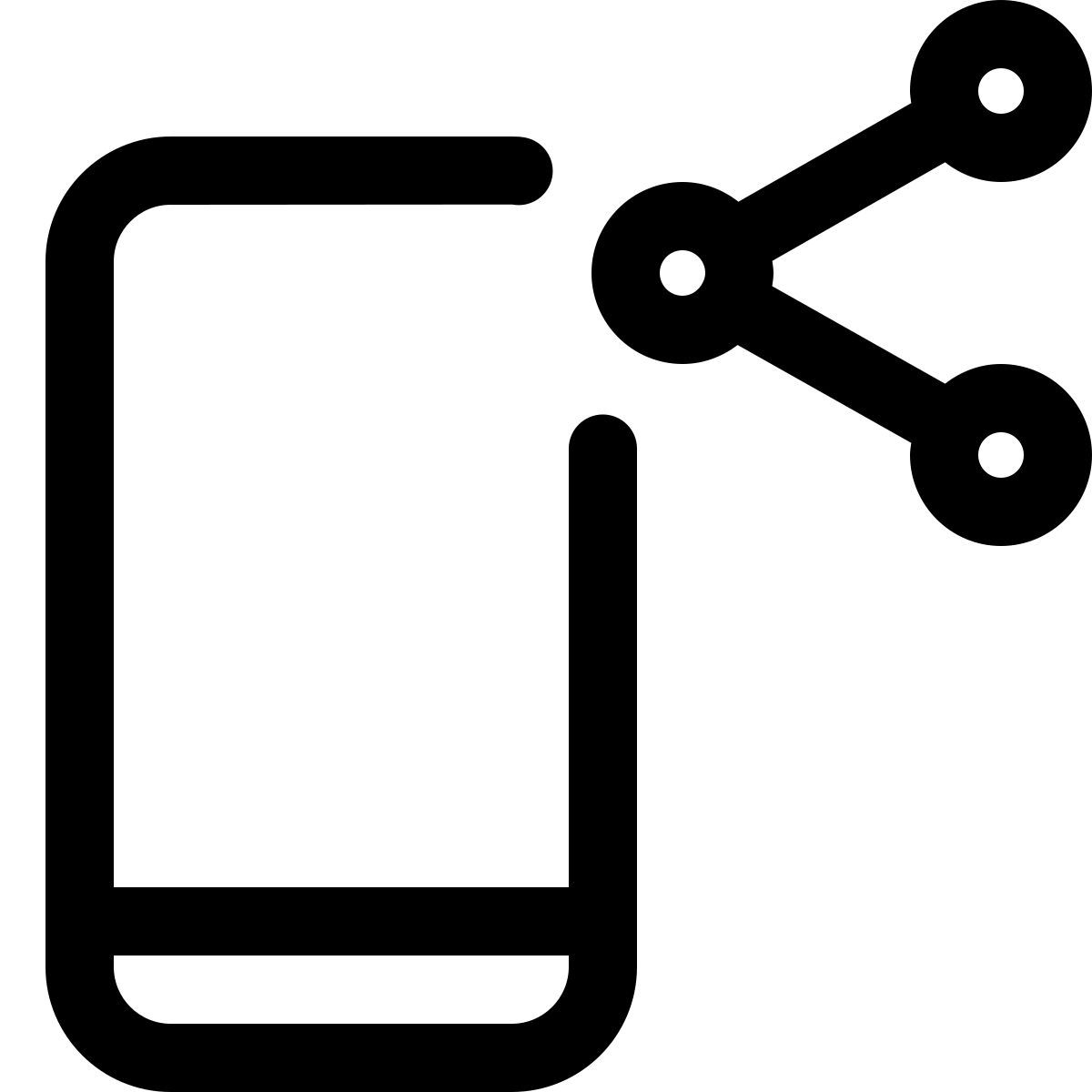 스마트폰 데이터 공유 icon