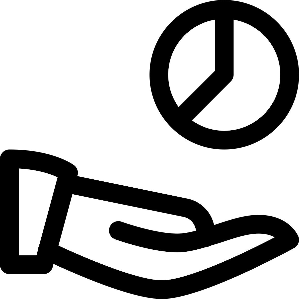 graphique à secteurs partagé icon