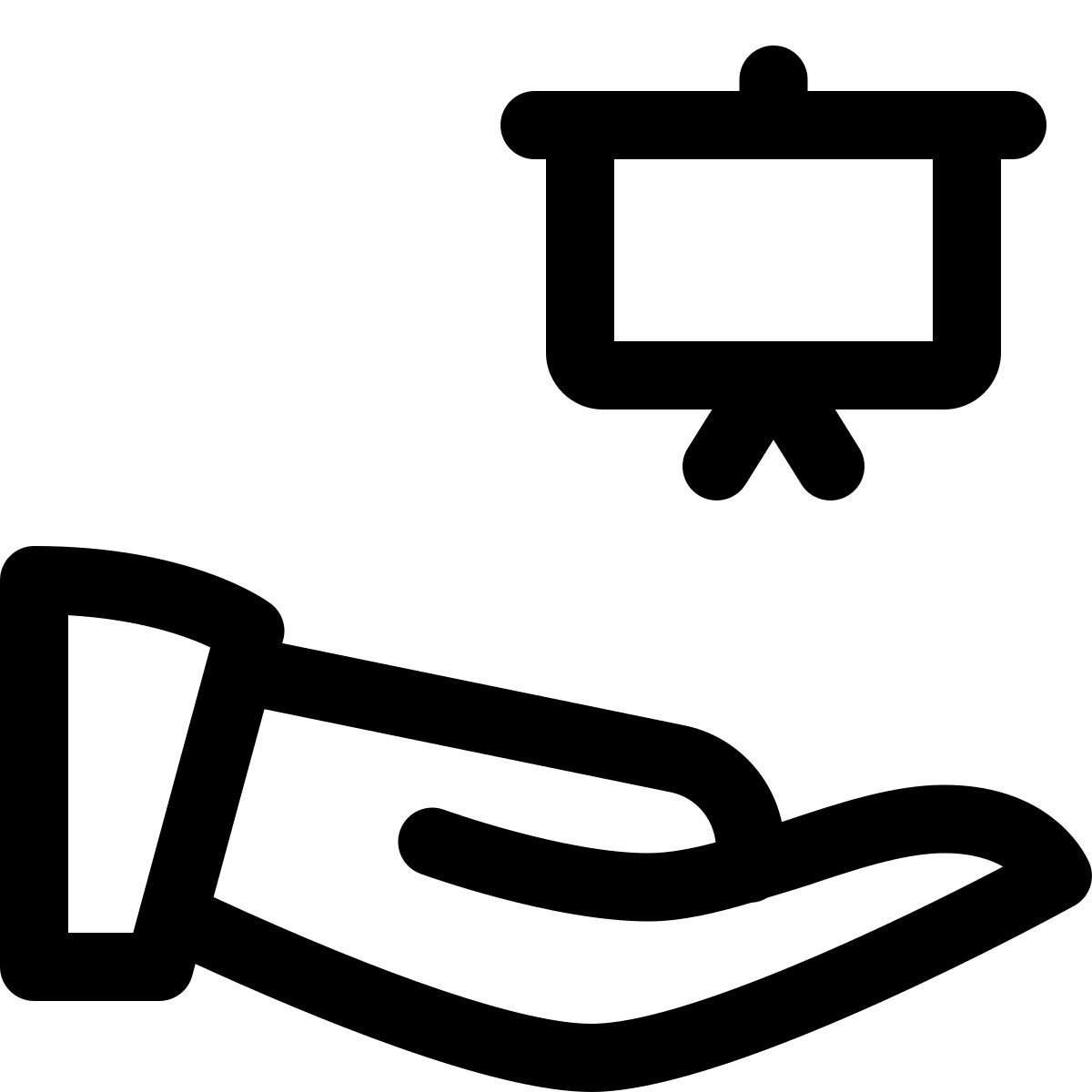 sharing presentation icon