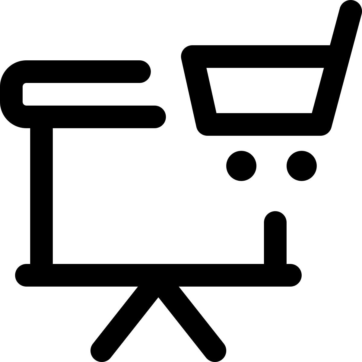 shopping presentation icon