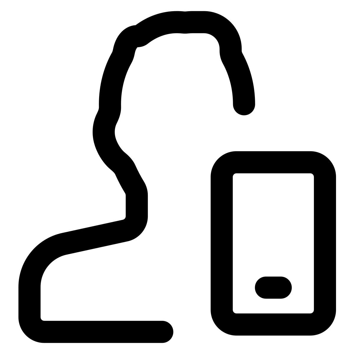 smartphone user icon