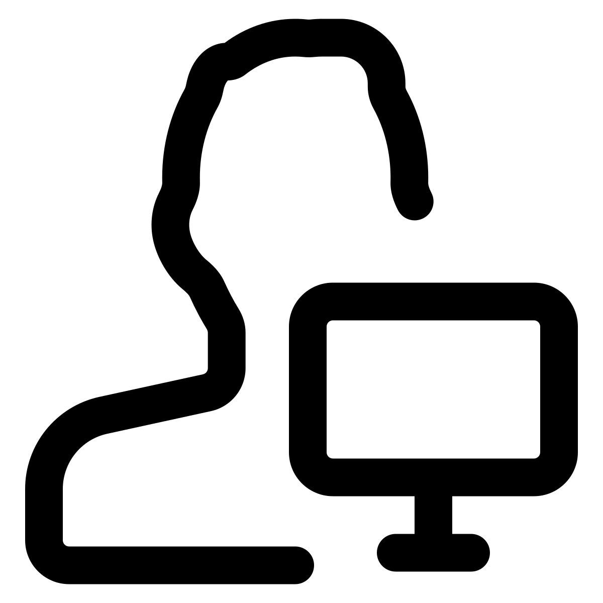 usuário de computador icon