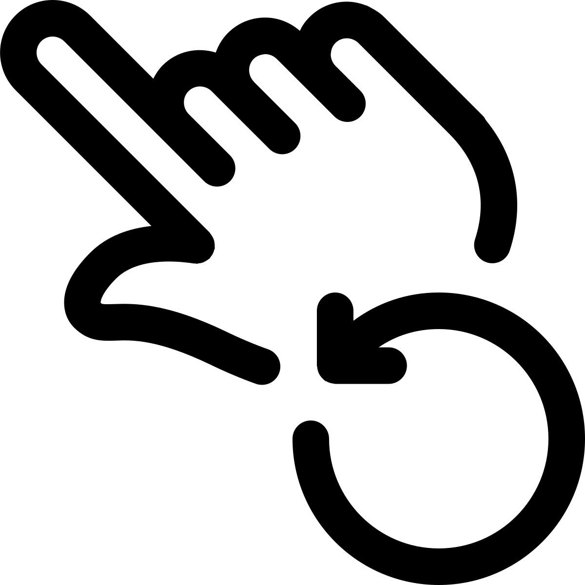 zum aktualisieren tippen icon