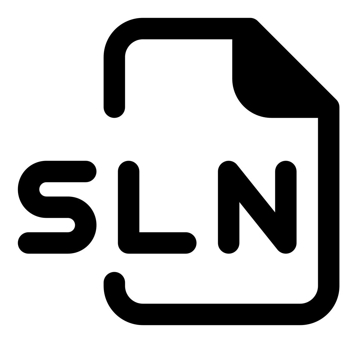 fichier sln icon