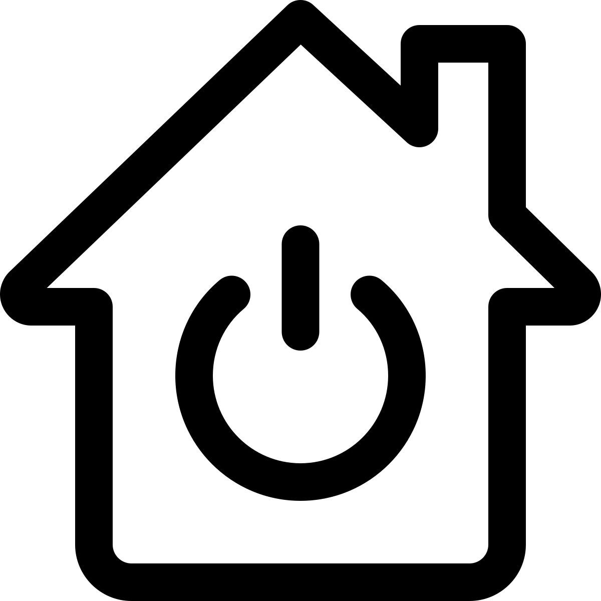 smart home power icon