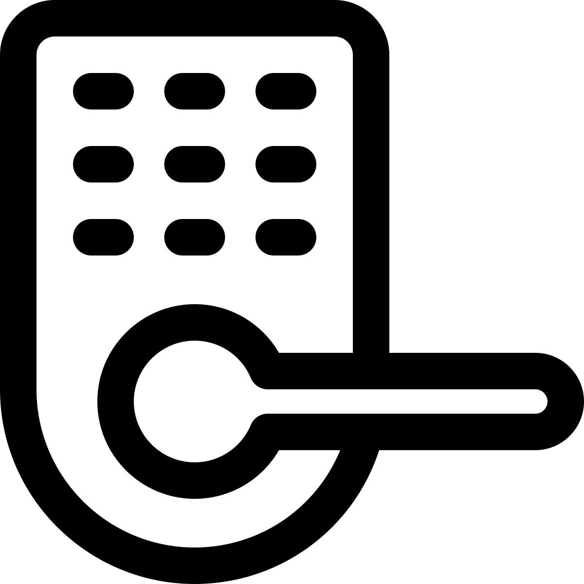 codice di accesso smart lock icon