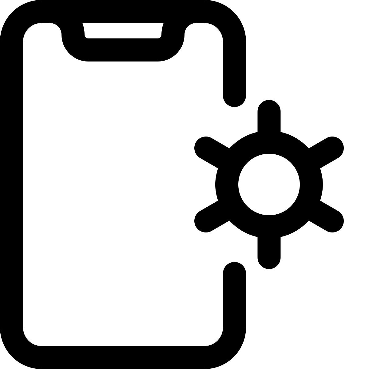 smartphone settings icon
