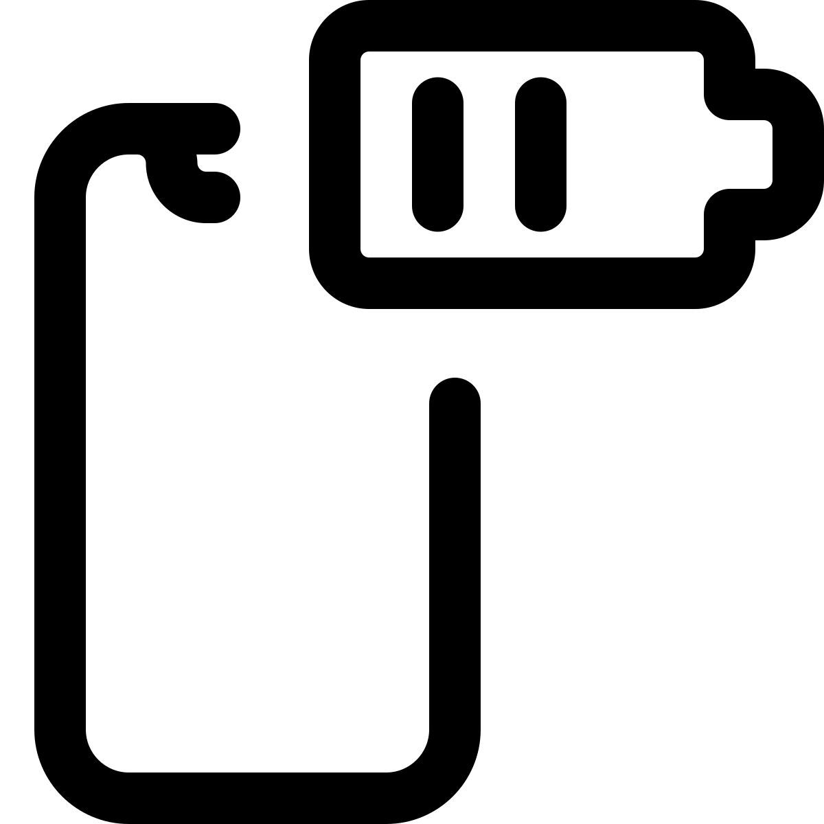 cell phone battery icon