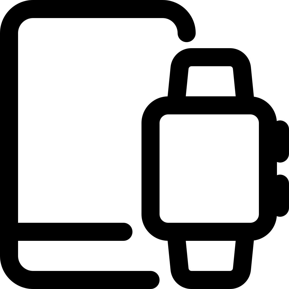 휴대폰과 스마트워치 icon