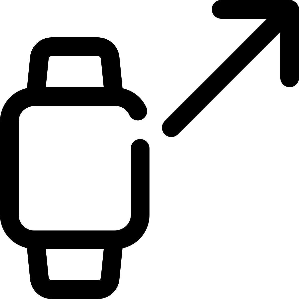 share smartwatch data icon