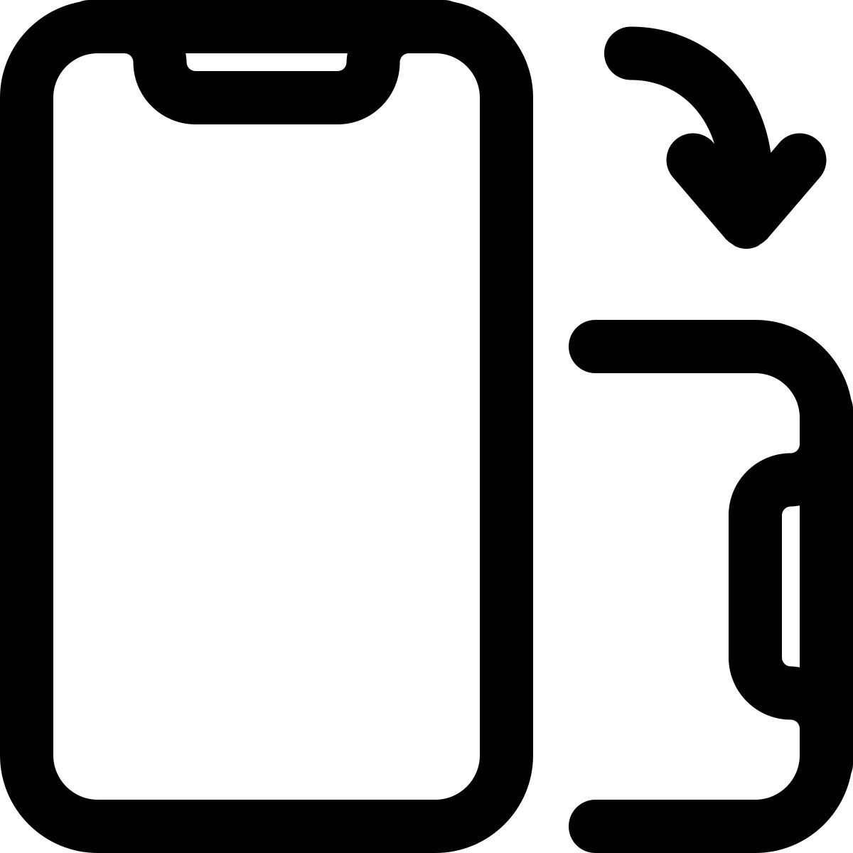turn phone icon
