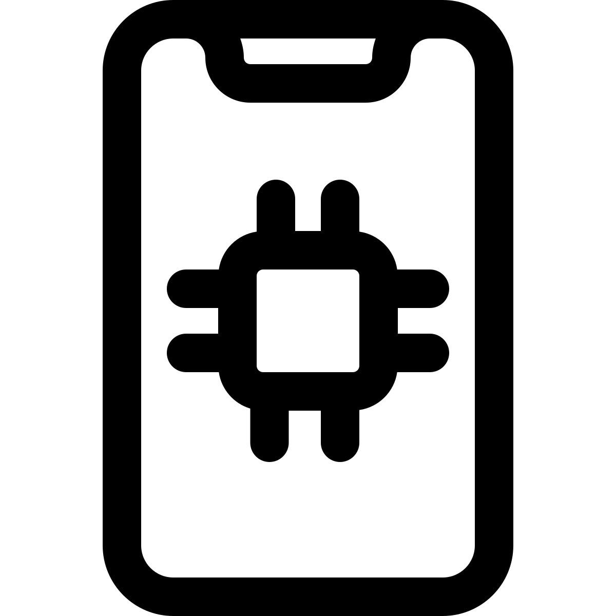 processore per smartphone icon