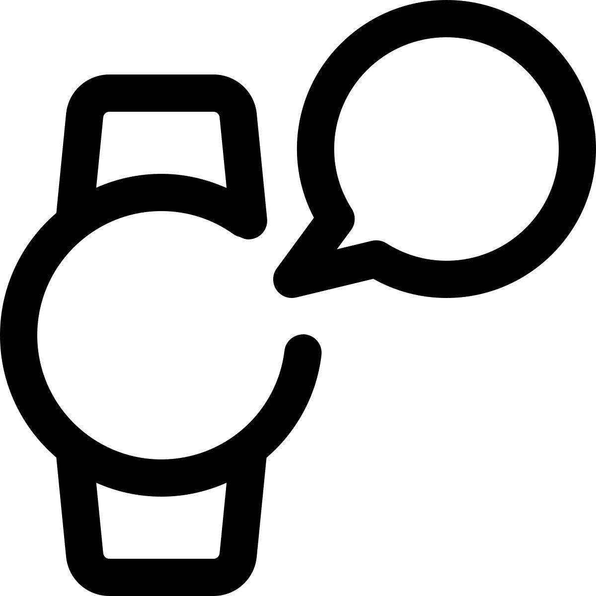messaggio smartwatch icon