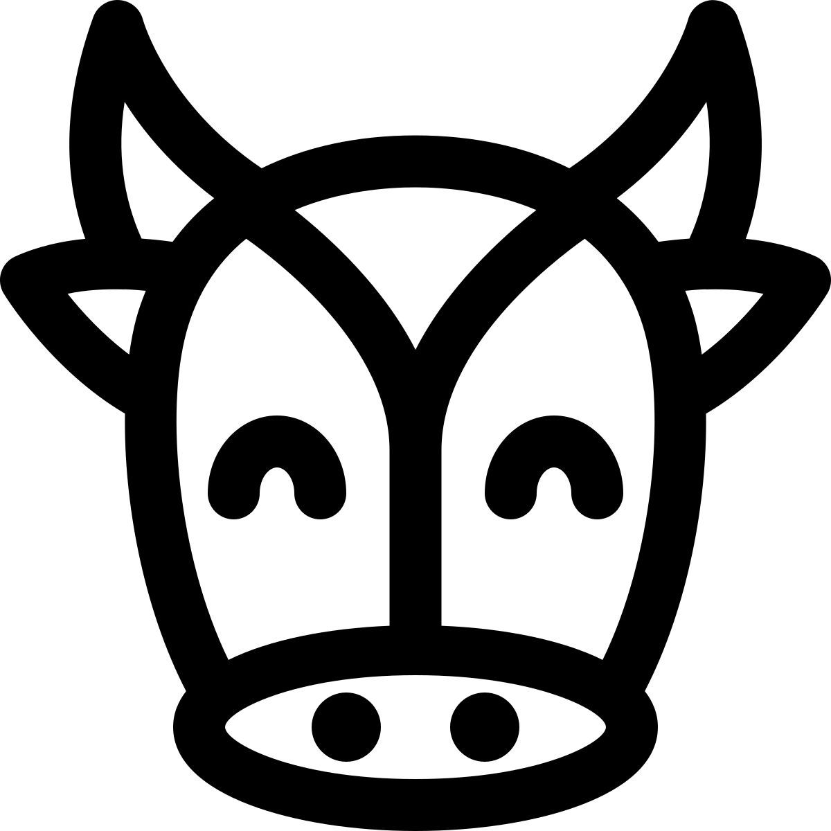 smiling face cow smiley face emoji with a smile for internet messenger icon