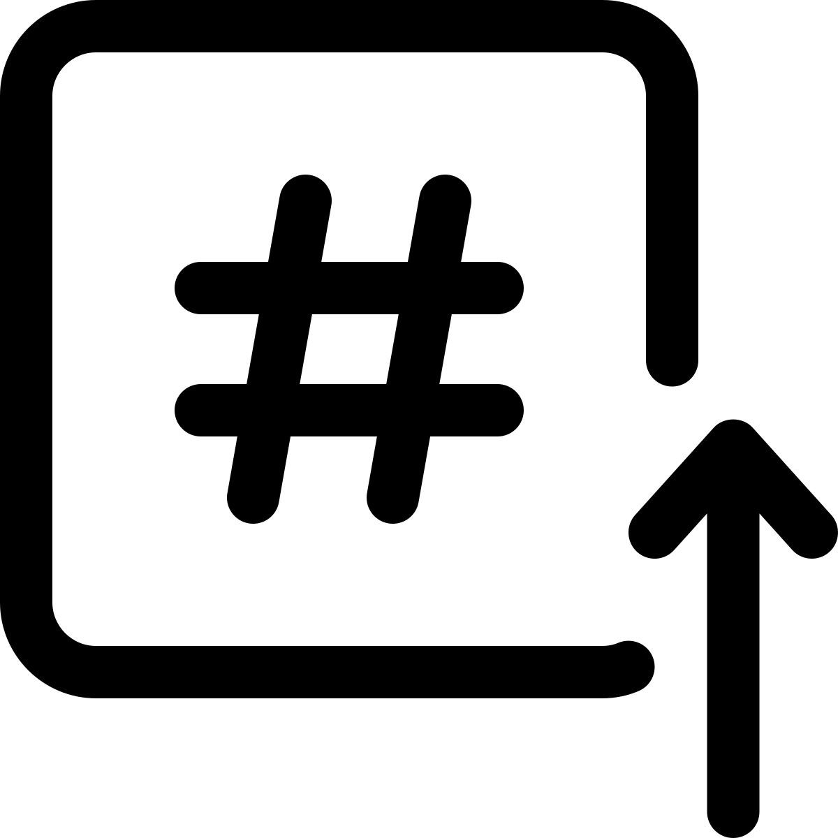 トレンドハッシュタグ icon
