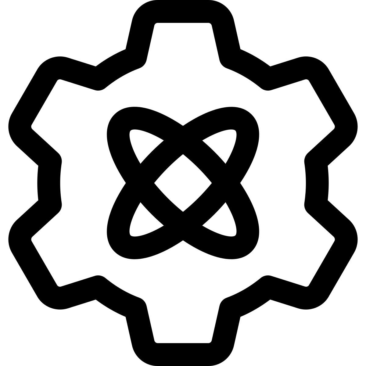 ingranaggio con atom icon