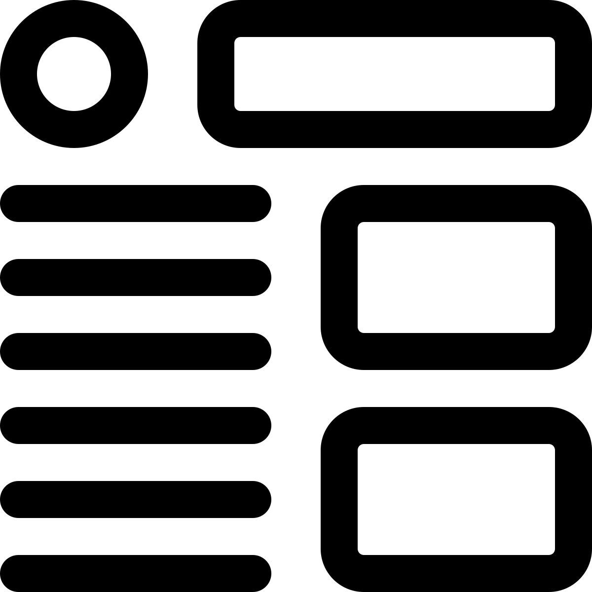 modèle d'article icon