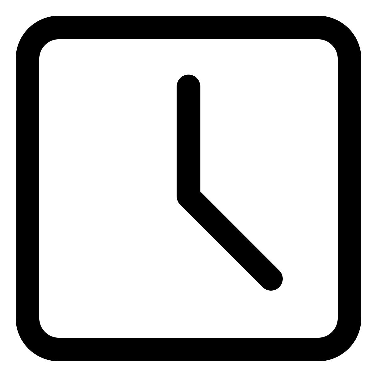 square clock icon