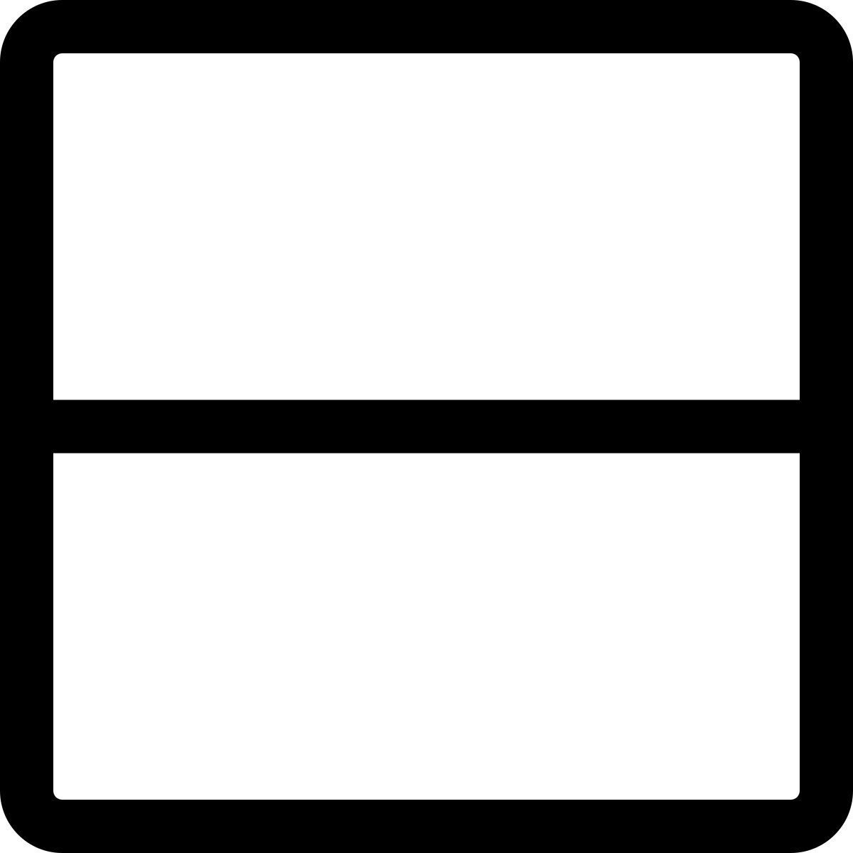cadre à deux segments icon