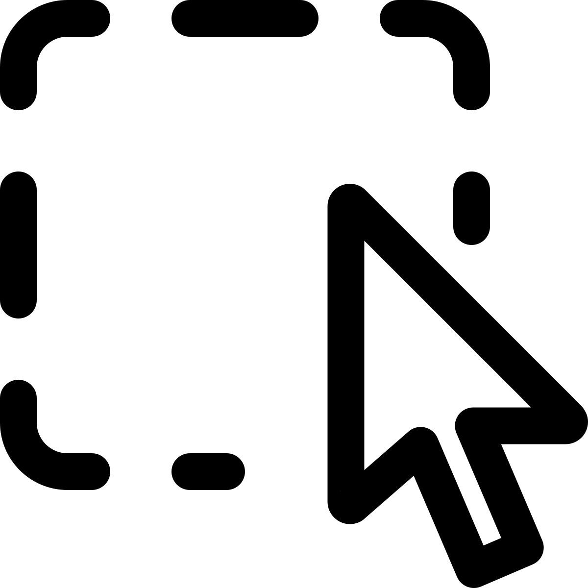 seleção de quadrados icon