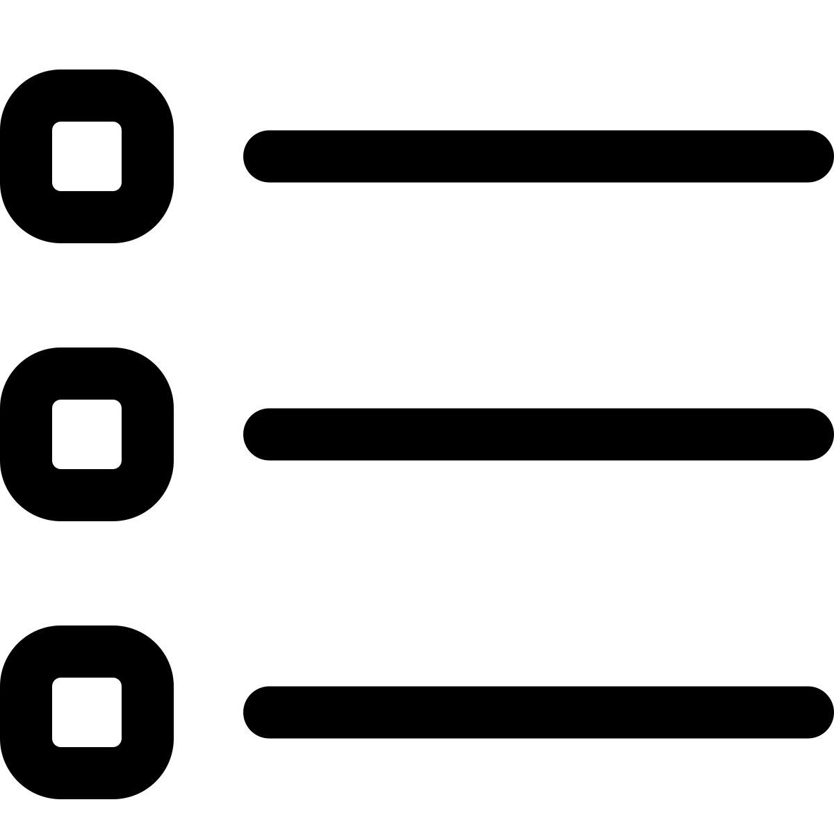 list icon
